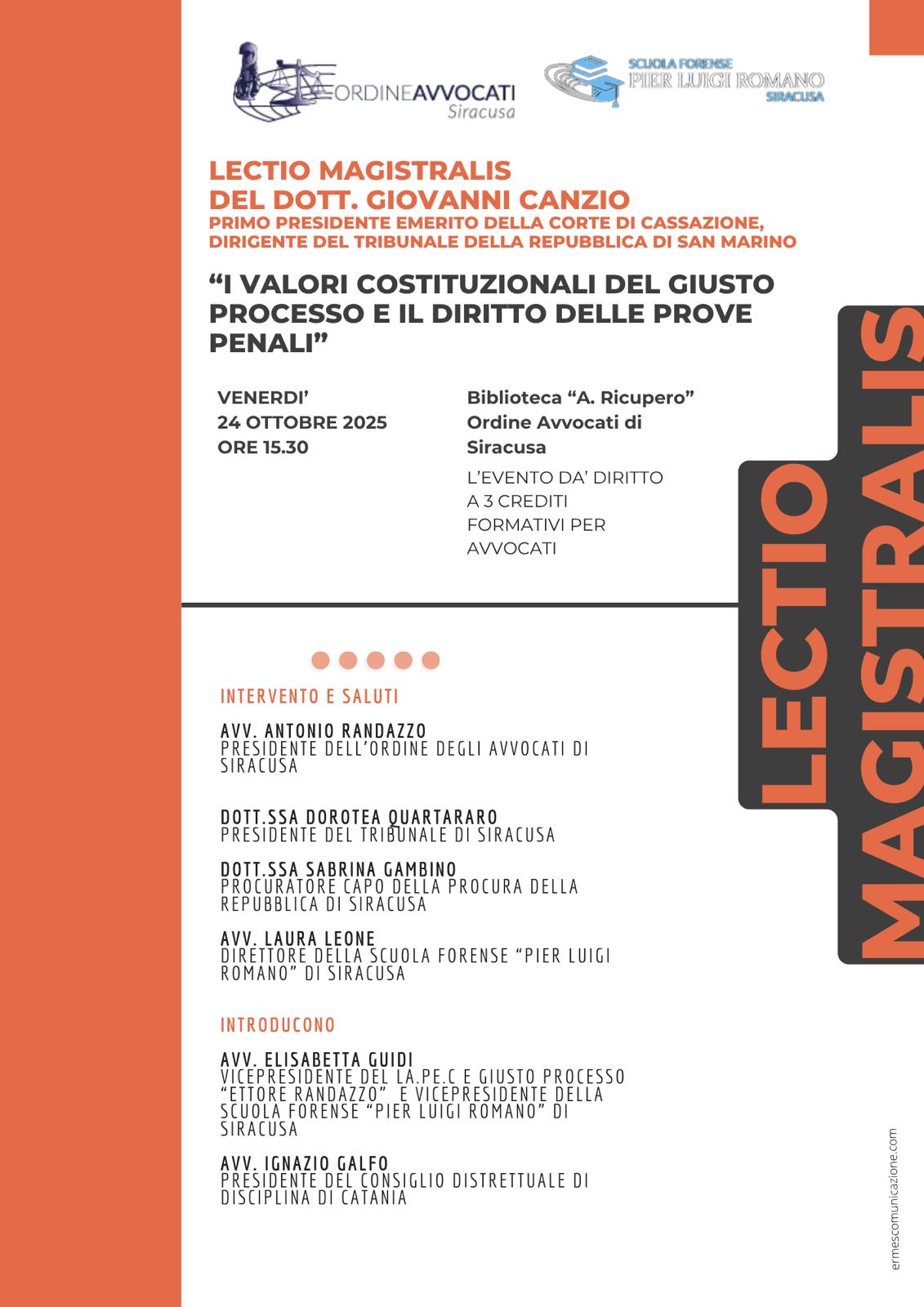 locandina evento formativo del 24:10:2025